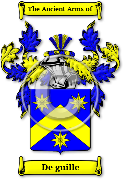 De guille Family Crest Download (jpg) Legacy Series - 150 DPI